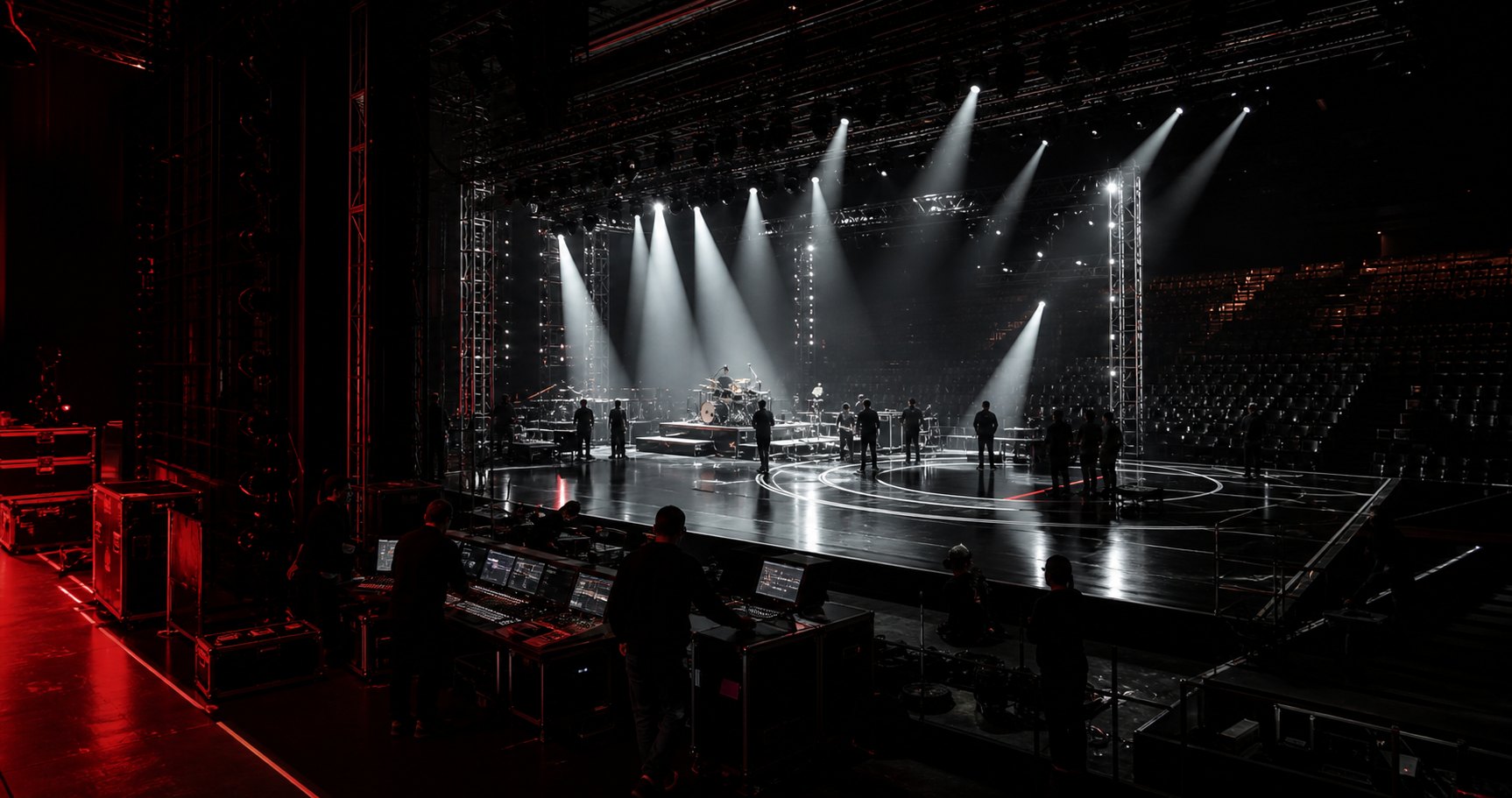 Performance planning and artist agency stage visual