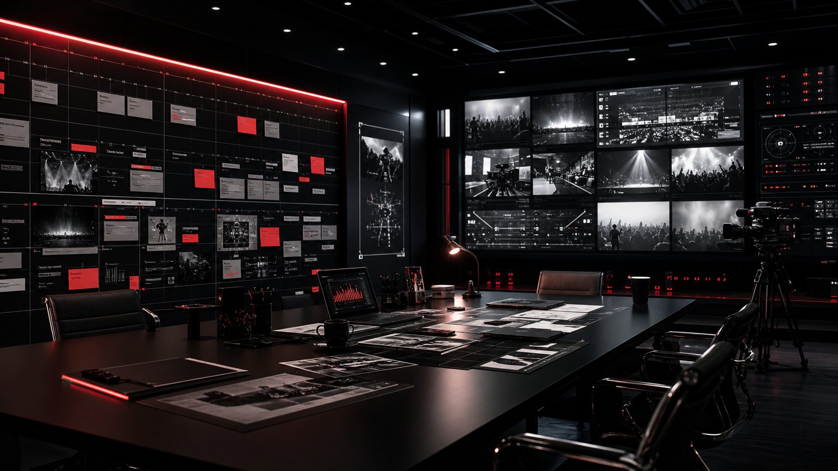 Project operation process control room visual
